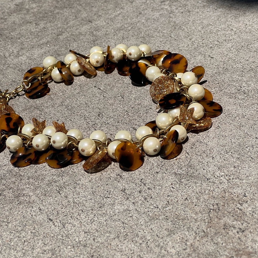 J. Crew gold- tone statement and tortoise necklace - Picture 5 of 5